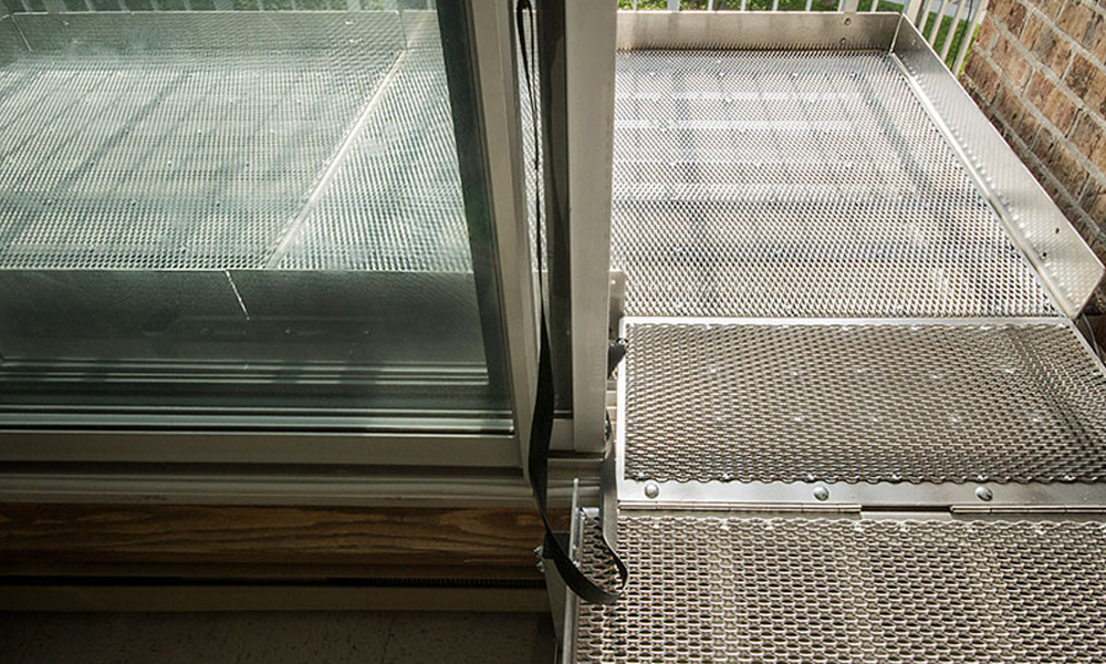 Plateforme d’accès sur balcon